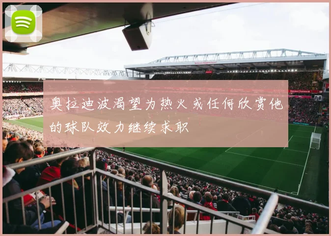 奥拉迪波渴望为热火或任何欣赏他的球队效力继续求职